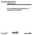 CANADA-MANITOBA. AgriInsurance 2017 OVERWINTER BEE MORTALITY INSURANCE CONTRACT