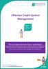 Effective Credit Control Management