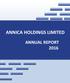 ANNICA HOLDINGS LIMITED