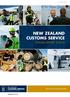 NEW ZEALAND CUSTOMS SERVICE