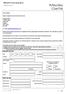 Missed Event Insurance Claim Form