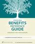 Benefits. Guide. reference. Your Looking ahead to a future rooted in good health.