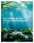 DELIVERING WATER, DRIVING PERFORMANCE ANNUAL REPORT 2009