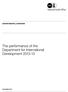 DEPARTMENTAL OVERVIEW. The performance of the Department for International Development
