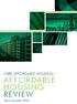 CBRE AFFORDABLE HOUSING