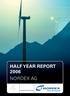 HALF YEAR REPORT 2006 NORDEX AG