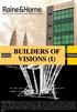 BUILDERS OF VISIONS (I)