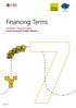 Financing Terms. Choosing a Financing Option Social Investment Toolkit Module 7. Version 1.0