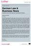 German Law & Business News