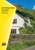 AA Holiday Home Insurance. Holiday Home Policy Wording