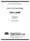 TAX LAWS STUDY MATERIAL EXECUTIVE PROGRAMME MODULE I PAPER 4 (VOLUME II)