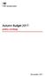 Autumn Budget 2017: policy costings