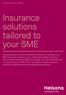 Insurance solutions tailored to your SME