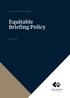 Equitable Briefing Policy