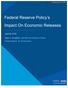 Federal Reserve Policy s Impact On Economic Releases