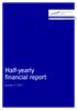 Half-yearly financial report