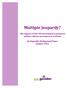 Multiple Jeopardy? The impacts of the UK Government s proposed welfare reforms on women in Scotland