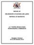 REPORT OF THE MINISTRY OF HOUSING AND LANDS REPUBLIC OF MAURITIUS 14 TH NORTH INDIAN OCEAN HYDROGRAPHIC COMMISSION