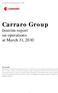 Carraro Group Interim report on operations at March 31, 2010