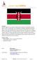 Country report KENYA. Author: Elena Saputo Country Risk Research Economic Research Department Rabobank Nederland