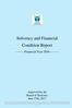 Solvency and Financial Condition Report. Financial Year 2016