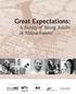 Great Expectations: A Survey of Young Adults in Massachusetts