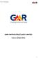 GMR INFRASTRUCTURE LIMITED