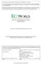 ECO WORLD DEVELOPMENT GROUP BERHAD (Company No V) (Incorporated in Malaysia) CIRCULAR TO SHAREHOLDERS IN RELATION TO THE