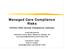 Managed Care Compliance Risks