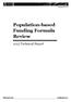 Population-based Funding Formula Review Technical Report