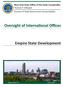 Oversight of International Offices. Empire State Development