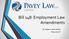 Bill 148: Employment Law Amendments. By: Meagan J. Swan, Partner Pavey Law LLP