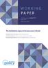 WORKING PAPER. The distributive impact of income taxes in Brazil. working paper number 171 july, 2018 ISSN x