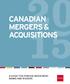 CANADIAN MERGERS & ACQUISITIONS