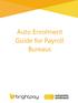 Auto Enrolment Guide for Payroll Bureaus