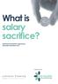 What is salary sacrifice?