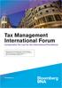 Tax Management International Forum