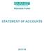 PENSION FUND STATEMENT OF ACCOUNTS
