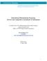 International Humanitarian Financing: Review and comparative assessment of instruments