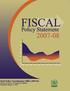 Fiscal Policy Statement