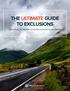 THE ULTIMATE GUIDE TO EXCLUSIONS. Everything You Need to Know About Exclusion Monitoring