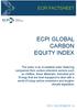 ECPI GLOBAL CARBON EQUITY INDEX