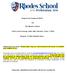 Request for Proposal (RFP) The Rhodes School. Project: 13 Unit Modular Move
