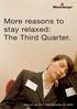 More reasons to stay relaxed: The Third Quarter.