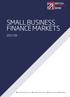 SMALL BUSINESS FINANCE MARKETS 2017/18