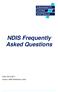 NDIS Frequently Asked Questions