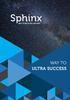 Sphinx WAY TO BE ULTRA SUCCESS WAY TO ULTRA SUCCESS