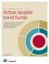 Active taxable bond funds