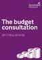 The budget consultation. 2017/18 to 2019/20