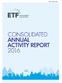 ETF CONSOLIDATED ANNUAL ACTIVITY REPORT